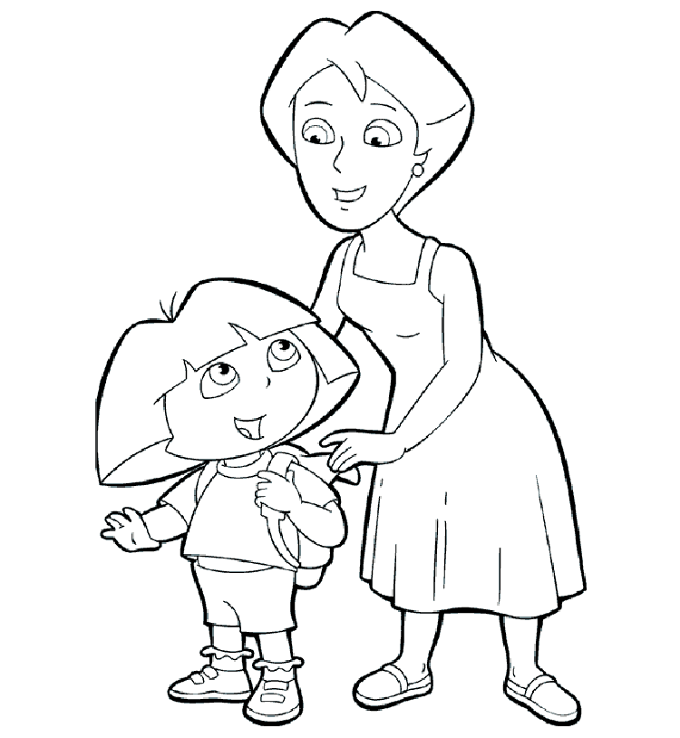 disney coloring pages free to print. coloring pages,free dora