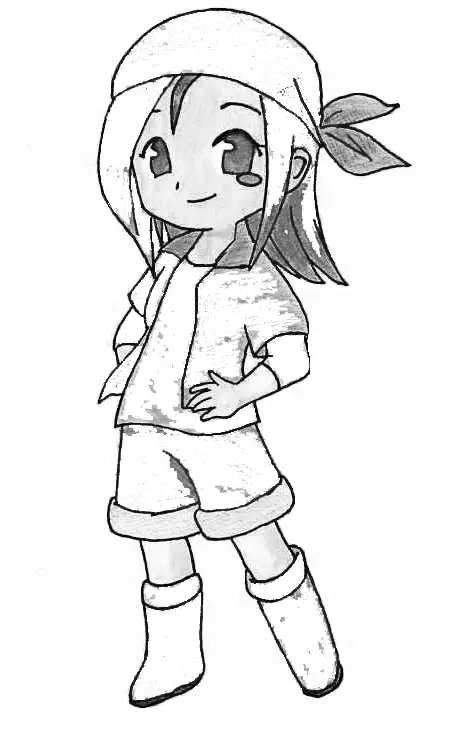 Harvest Moon Coloring Page 7