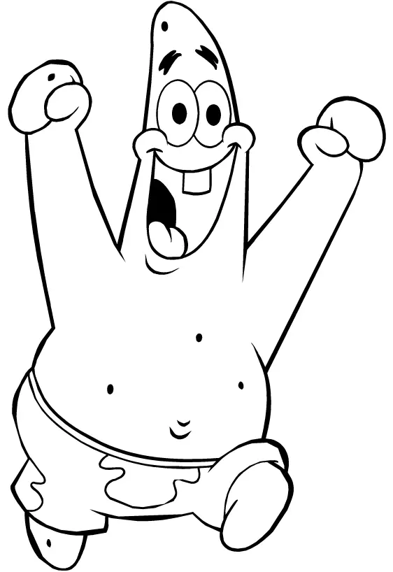 coloring pages for girls and boys. Sponge Bob Coloring Pages 1