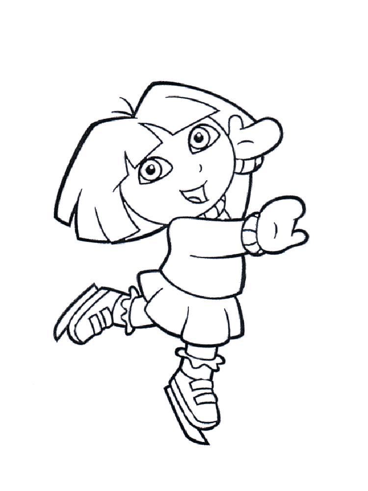 Dora Coloring Pages 2
