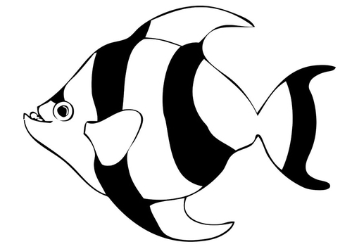 Fish Coloring Page 6