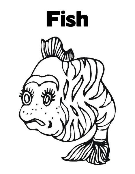 Fish Coloring Page 7