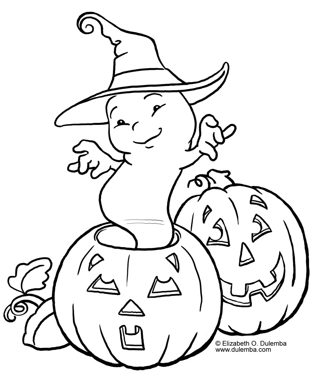 Halloween Coloring Page 9