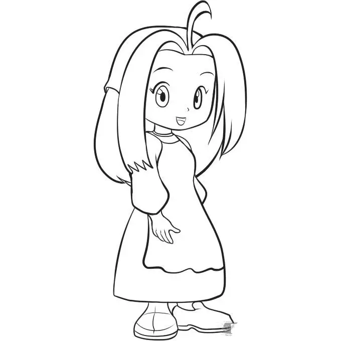Harvest Moon Coloring Page 8