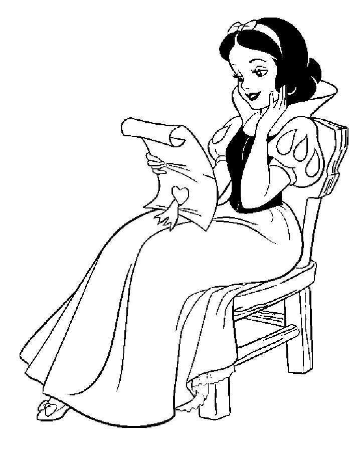 Snow White Coloring Pages 4