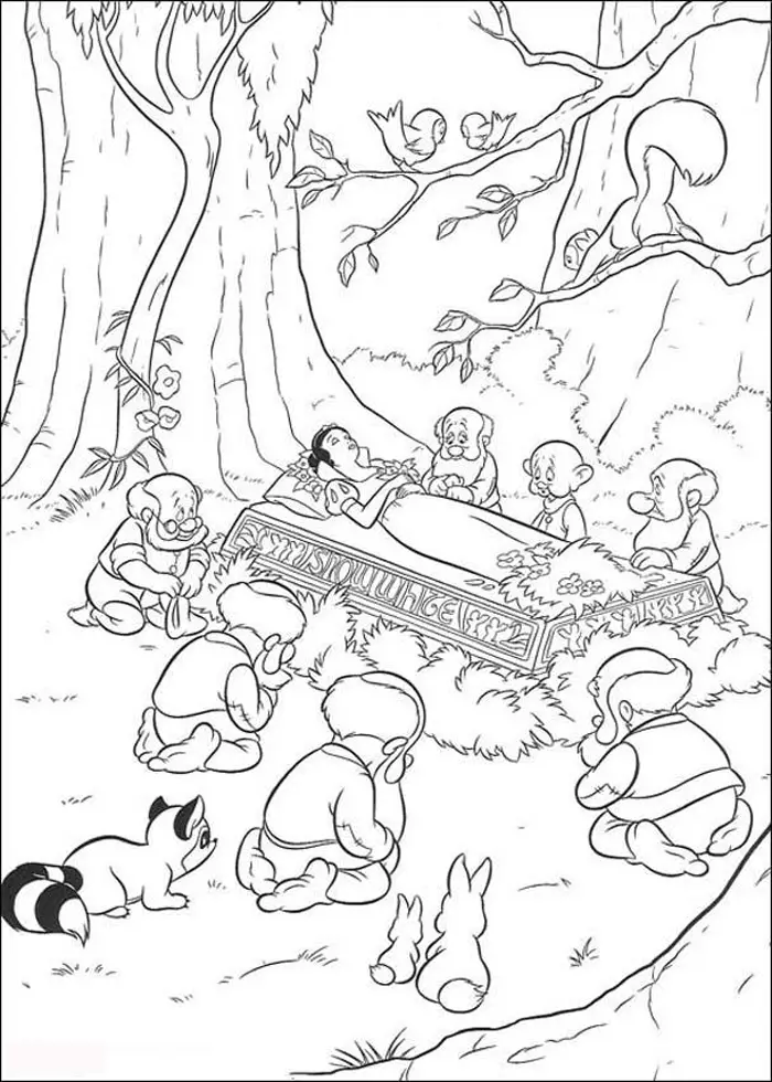 Snow White Coloring Pages 7