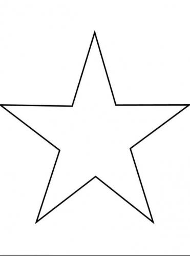 Star Coloring Page 2