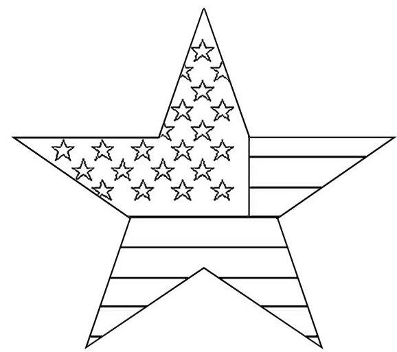 Star Coloring Page 3