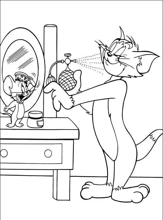 Tom and Jerry The Movie Coloring Page 3