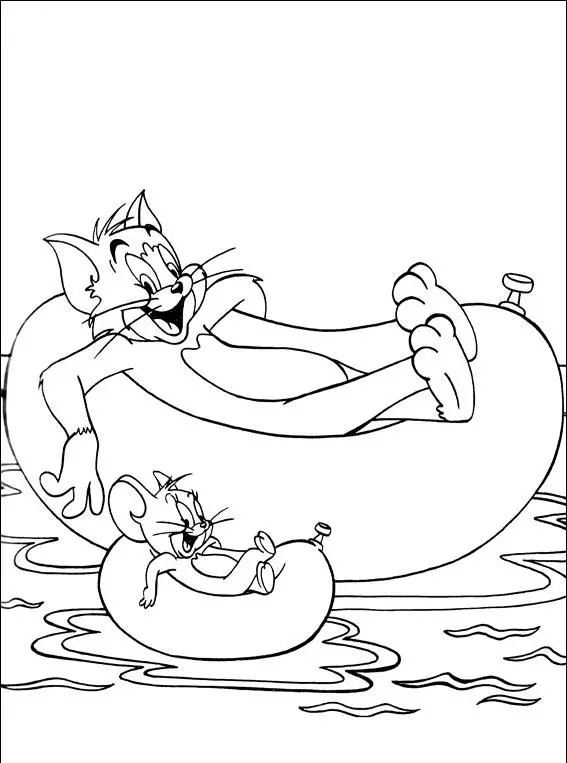 Tom and Jerry The Movie Coloring Page 6