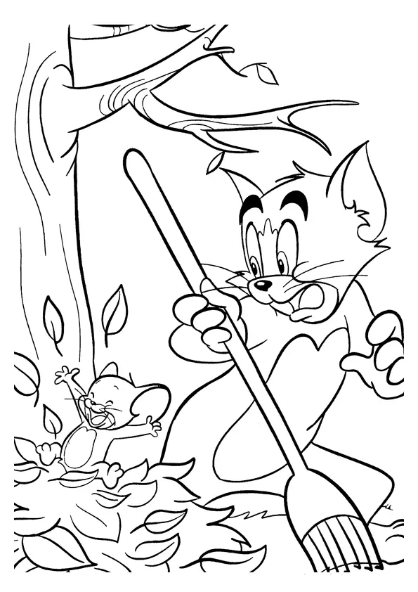 Tom and Jerry The Movie Coloring Page 9